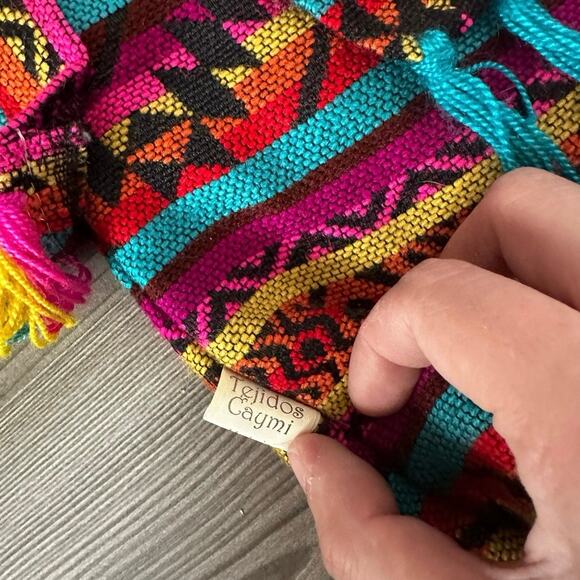 tejidos caymi hippie satchel bag - Picture 3 of 3